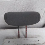 2022 Dodge RAM3500 Crew Cab Center Rear Headrest Black/gray Cloth Trim V9X8. Fixed Price $81.95.