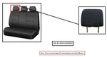 Blk Lea Rear Headrest Oem 2012 Mercedes-benz ML350. Fixed Price $79.00.