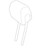 Genuine Mercedes-benz Head Restraint 205-970-29-50-8S40. Fixed Price $231.38.